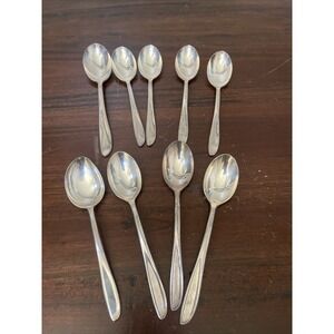 9 Holmes & Edwards Dinner Spoon Inlaid IS Deep Silver